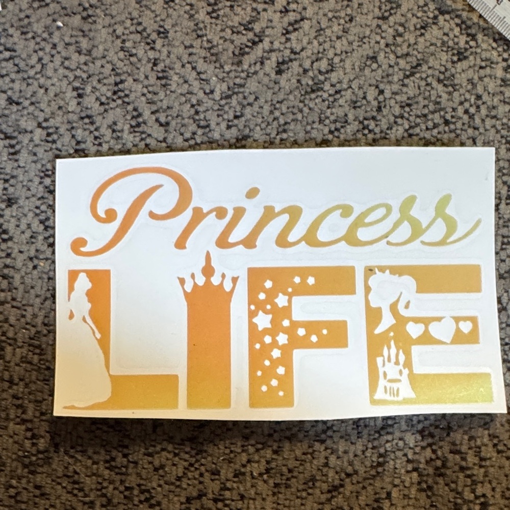 Princess Life Kids Wall Decal